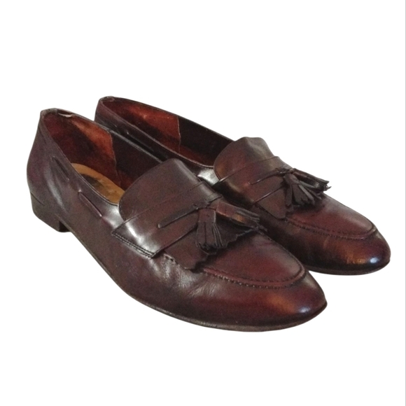 Salvatore Ferragamo Brown Slip-On Loafers